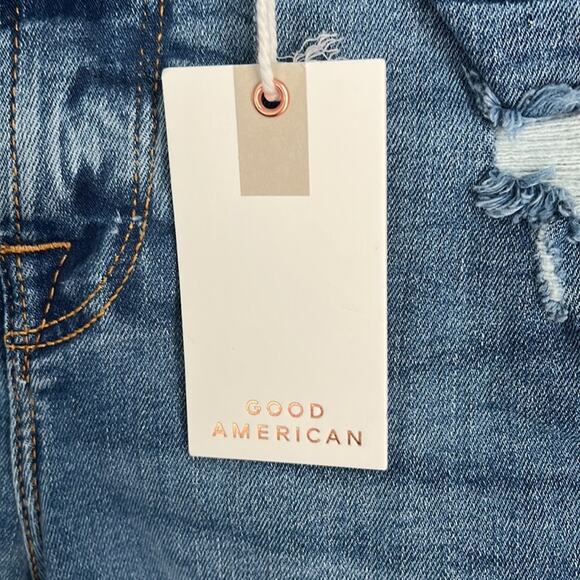 Good American Good Legs Crop Denim Jeans Size 26 NWT - Picture 4 of 11